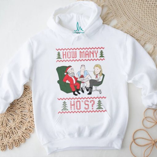 Official How Many Ho’s Ugly Merry Christmas 2023 Shirt