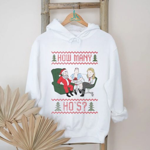 Official How Many Ho’s Ugly Merry Christmas 2023 Shirt