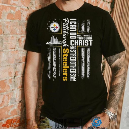 Official I Can Do All Things Through Christ Pittsburgh Steelers T Shirt