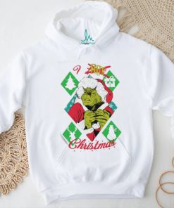Official I Hate Xmas Vintage Christmas Grinch Shirt