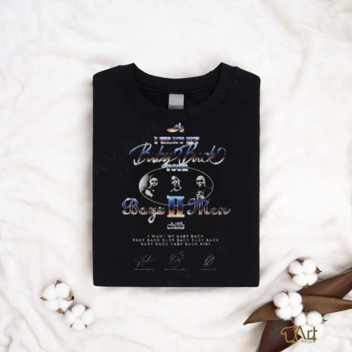 Official I Want My Baby Back Tour Boys 2 Men T Shirt