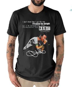Official Im Breaking The Habit Tonight T Shirt