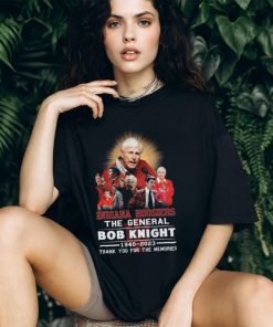 Official Indiana Hoosiers The General Bob Knight 1940 2023 Thank You For The Memories Shirt