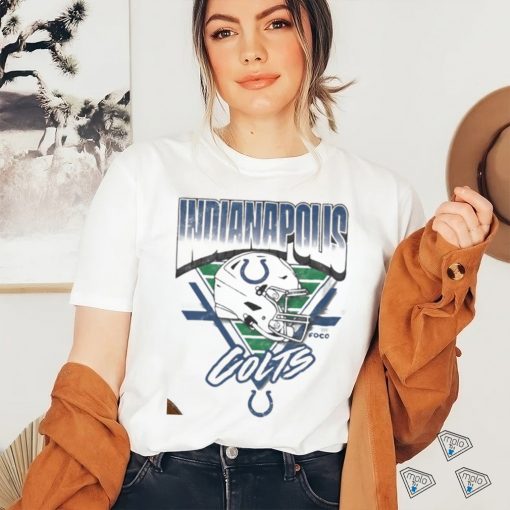 Official Indianapolis colts white triangle vintage shirt
