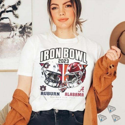 Official Iron Bowl 2023 Shirt Auburn Tigers vs Alabama Crimson Tide 2023 Iron Bowl Matchup T Shirt