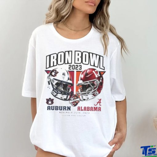 Official Iron Bowl 2023 Shirt Auburn Tigers vs Alabama Crimson Tide 2023 Iron Bowl Matchup T Shirt