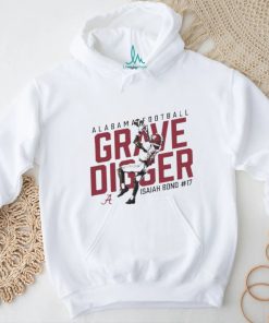 Official Isaiah Bond Alabama Crimson Tide Grave Digger NCAA Football T Shirt