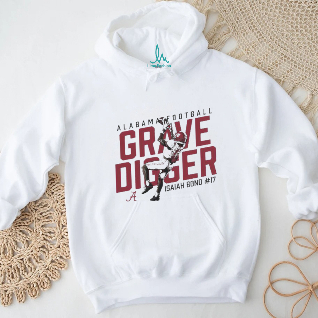 Official Isaiah Bond Alabama Crimson Tide Grave Digger NCAA Football T Shirt Official Isaiah Bond Alabama Crimson Tide Grave Digger NCAA Football T Shirt