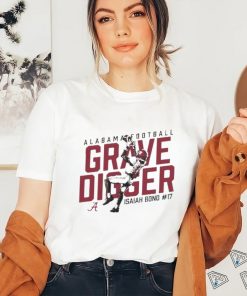 Official Isaiah Bond Alabama Crimson Tide Grave Digger NCAA Football T Shirt