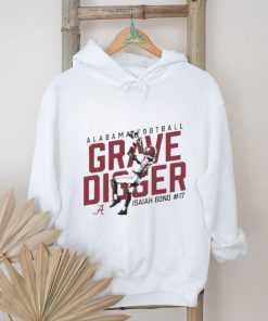Official Isaiah Bond Alabama Crimson Tide Grave Digger NCAA Football T Shirt