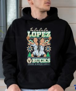 Official Item Of The Game Lopez Brothers Milwaukee Bucks Logo Holiday Ugly Shirt