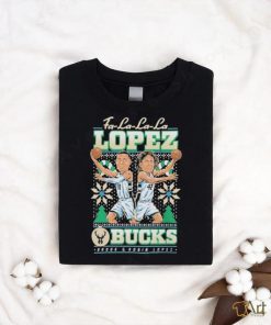 Official Item Of The Game Lopez Brothers Milwaukee Bucks Logo Holiday Ugly Shirt