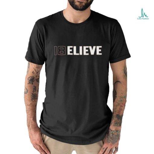 Official Jordan Travis 18 Believe Shirt