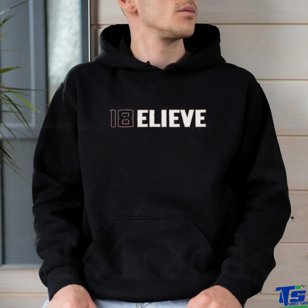Official Jordan Travis 18 Believe Shirt Official Jordan Travis 18 Believe Shirt