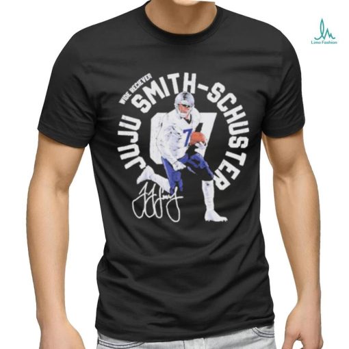 Official Juju Smith Schuster New England Arc Name WHT T Shirt