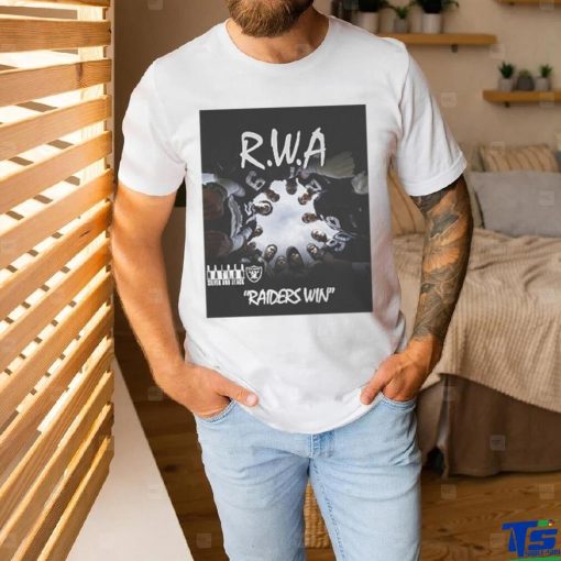 Official Las Vegas Raiders RWA Raiders Win Cover T Shirt