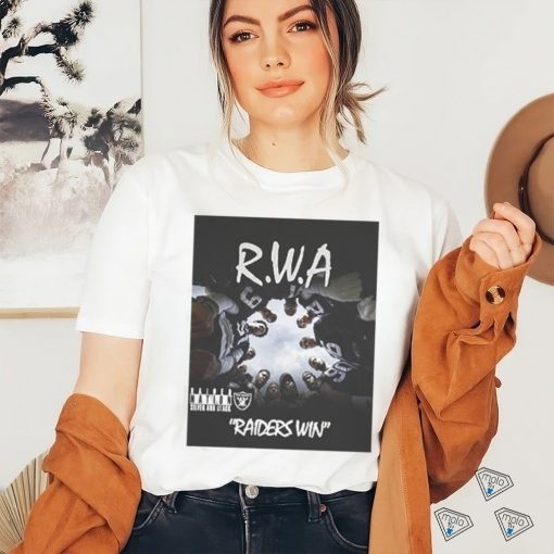 Official Las Vegas Raiders RWA Raiders Win Cover T Shirt