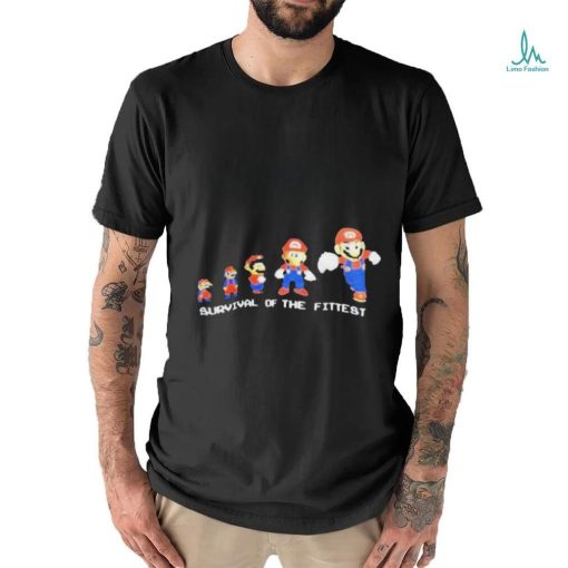 Official Mario Survival Of The Fittest T Shirt