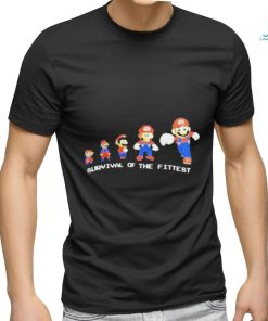 Official Mario Survival Of The Fittest T Shirt