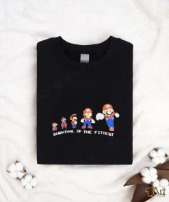 Official Mario Survival Of The Fittest T Shirt