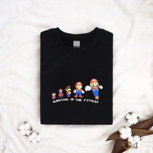 Official Mario Survival Of The Fittest T Shirt