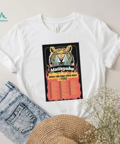 Official Matisyahu Hold The Fire Tour 2024 Poster Shirt