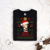 Marry Christmas Santa Monster Fink T shirt