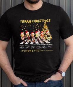 Official Merry Christmas Iron Maiden The Future Past World Tour 2023 Abbey Road Signatures Shirt