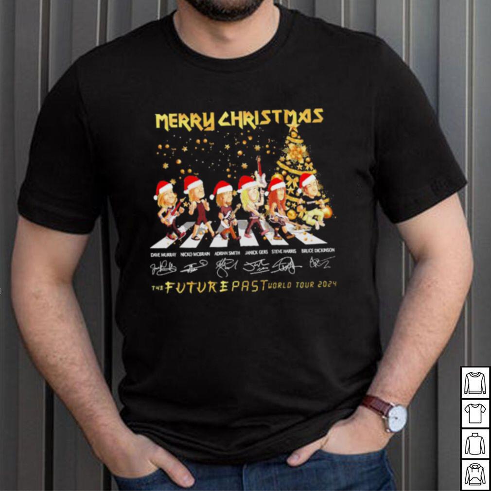 Official Merry Christmas Iron Maiden The Future Past World Tour 2023 Abbey Road Signatures Shirt Official Merry Christmas Iron Maiden The Future Past World Tour 2023 Abbey Road Signatures Shirt