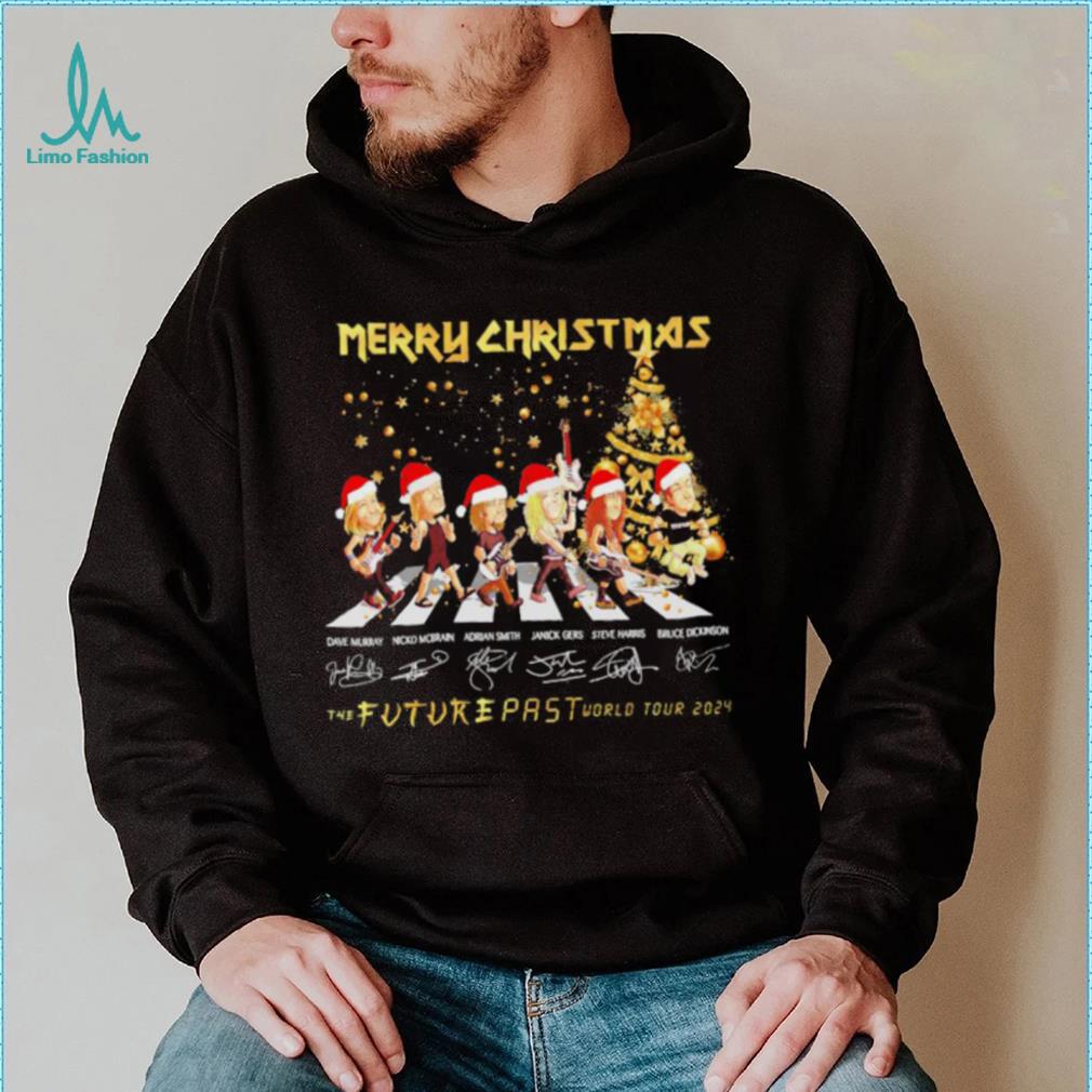 Official Merry Christmas Iron Maiden The Future Past World Tour 2023 Abbey Road Signatures Shirt Official Merry Christmas Iron Maiden The Future Past World Tour 2023 Abbey Road Signatures Shirt