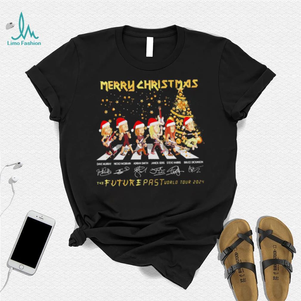 Official Merry Christmas Iron Maiden The Future Past World Tour 2023 Abbey Road Signatures Shirt Official Merry Christmas Iron Maiden The Future Past World Tour 2023 Abbey Road Signatures Shirt