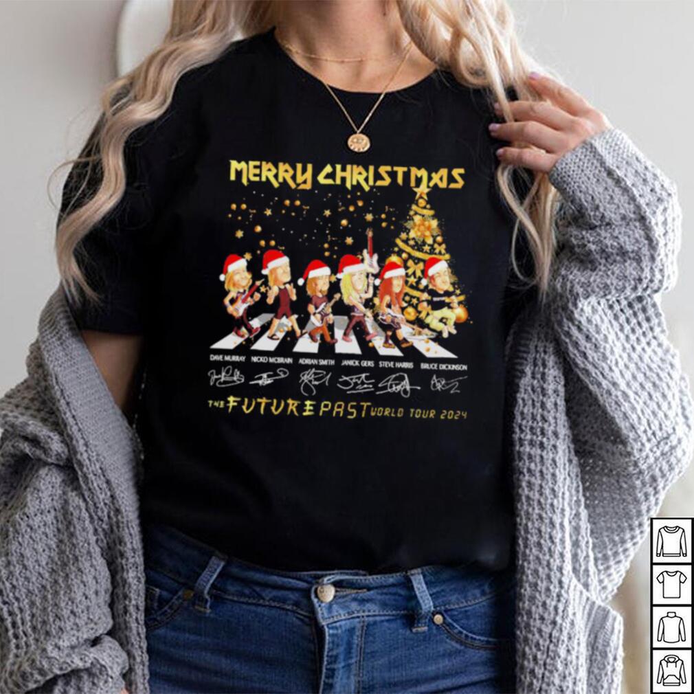 Official Merry Christmas Iron Maiden The Future Past World Tour 2023 Abbey Road Signatures Shirt Official Merry Christmas Iron Maiden The Future Past World Tour 2023 Abbey Road Signatures Shirt