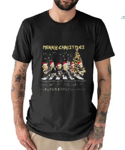 Official Merry Christmas The Future Past World Tour 2024 Signature T Shirt