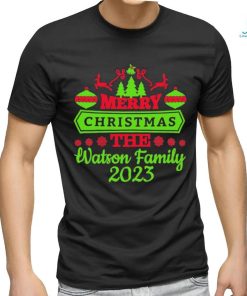 Official Merry Christmas The Watson Family 2023 Shirt