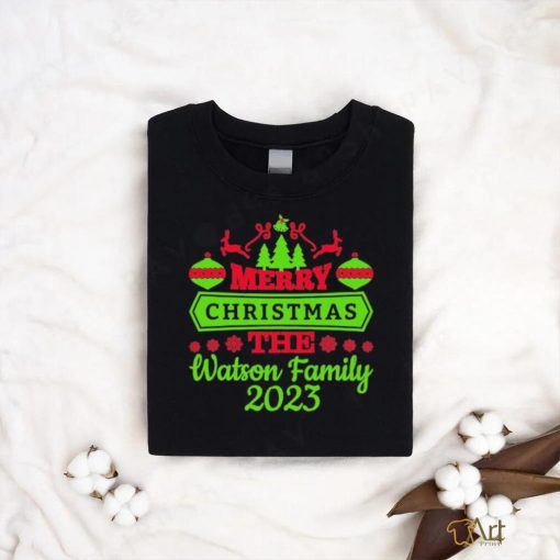 Official Merry Christmas The Watson Family 2023 Shirt