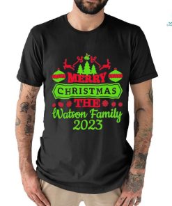 Official Merry Christmas The Watson Family 2023 Shirt