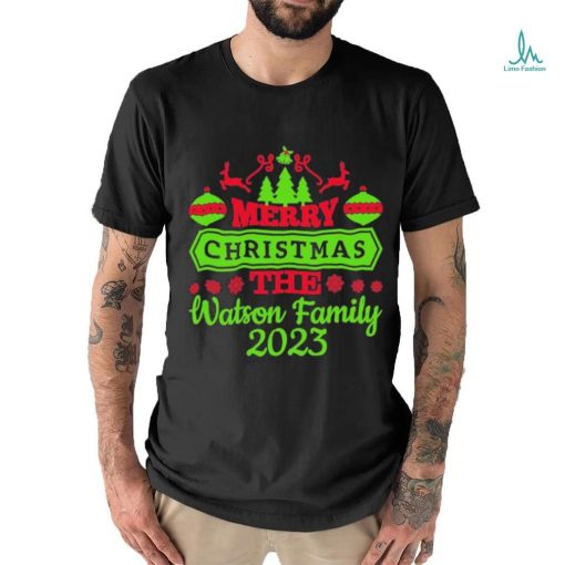 Official Merry Christmas The Watson Family 2023 Shirt