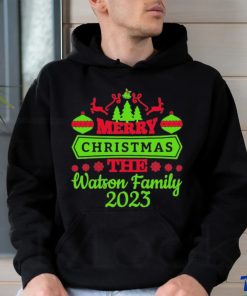 Official Merry Christmas The Watson Family 2023 Shirt