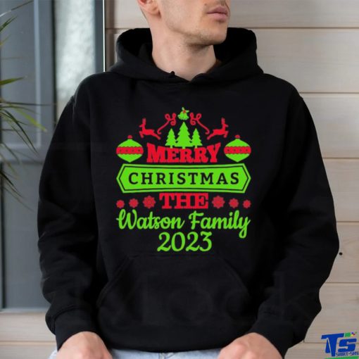 Official Merry Christmas The Watson Family 2023 Shirt