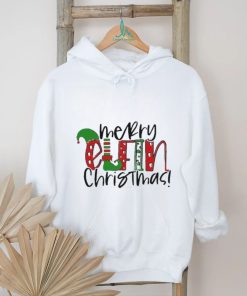 Official Merry elfin Christmas festive holiday T shirt