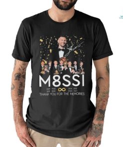 Official Messi 8th Ballon D’Or Thank You For The Memories T Shirt