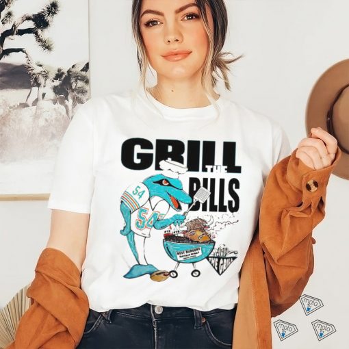 Official Miami Dolphins Grill The Bills T Shirt