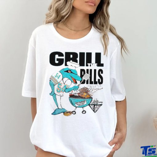 Official Miami Dolphins Grill The Bills T Shirt