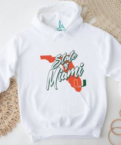 Official Miami Hurricanes State Of Miami T Shirt