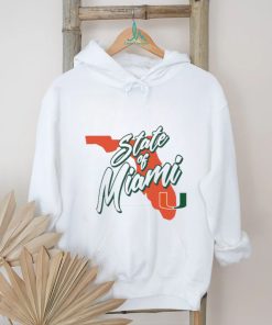Official Miami Hurricanes State Of Miami T Shirt