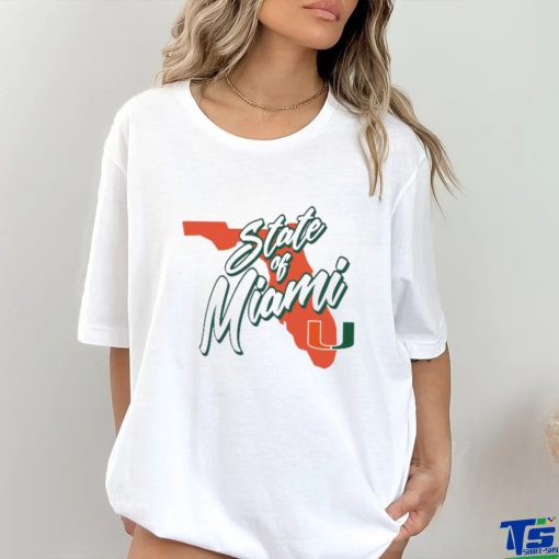 Official Miami Hurricanes State Of Miami T Shirt