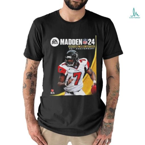 Official Michael Vick Edition 20th Anniversary On The NFL Madden 24 Cover Athlete With Season Shirt