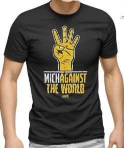 Official Michigan T Shirt Michagainst The World Michigan Against the World T Shirt