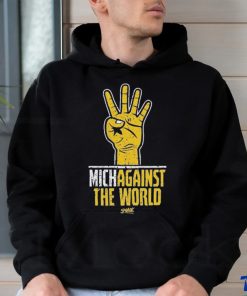 Official Michigan T Shirt Michagainst The World Michigan Against the World T Shirt