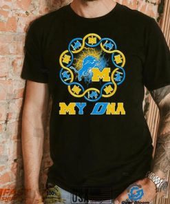 Official Michigan Wolverines And Detroit Lions My DNA Shirt